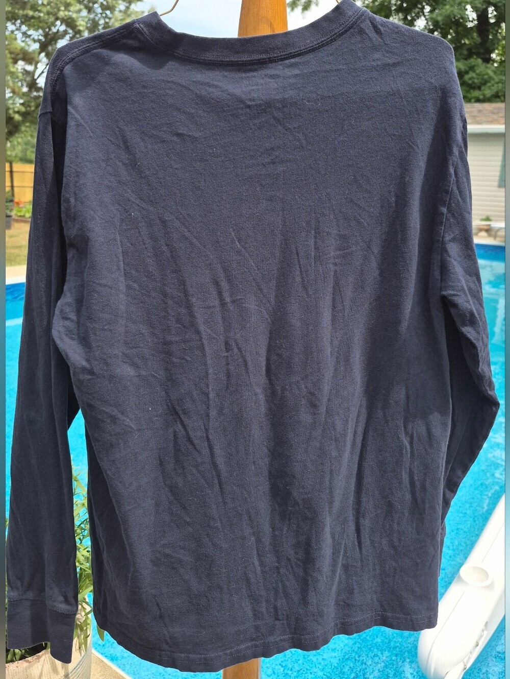 Polo by Ralph Lauren,Dark Blue Long Sleeve Tee 100% Cotton Boys Size Large - Picture 2 of 3